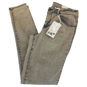 NWT Jolt Gray Wash Stretch Skinny Jeans Junior Size 7